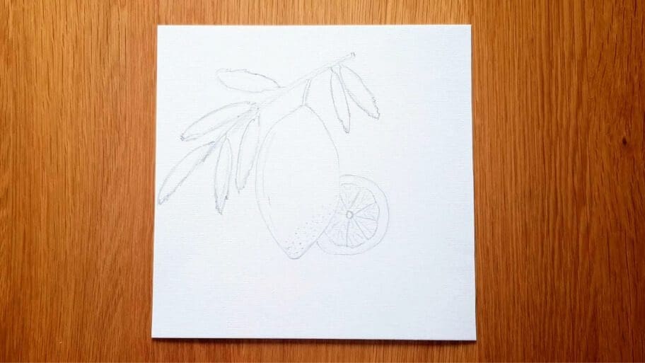 Lemon Drawing