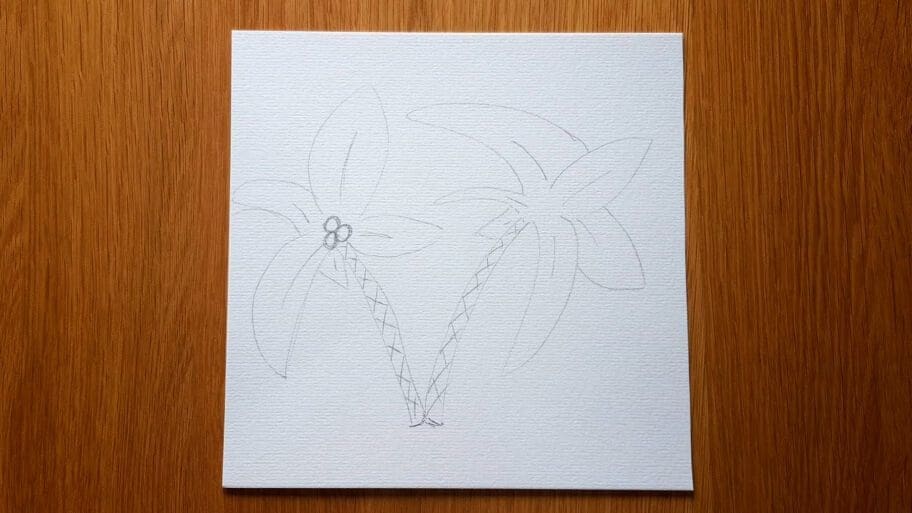 Palm Tree Drawing