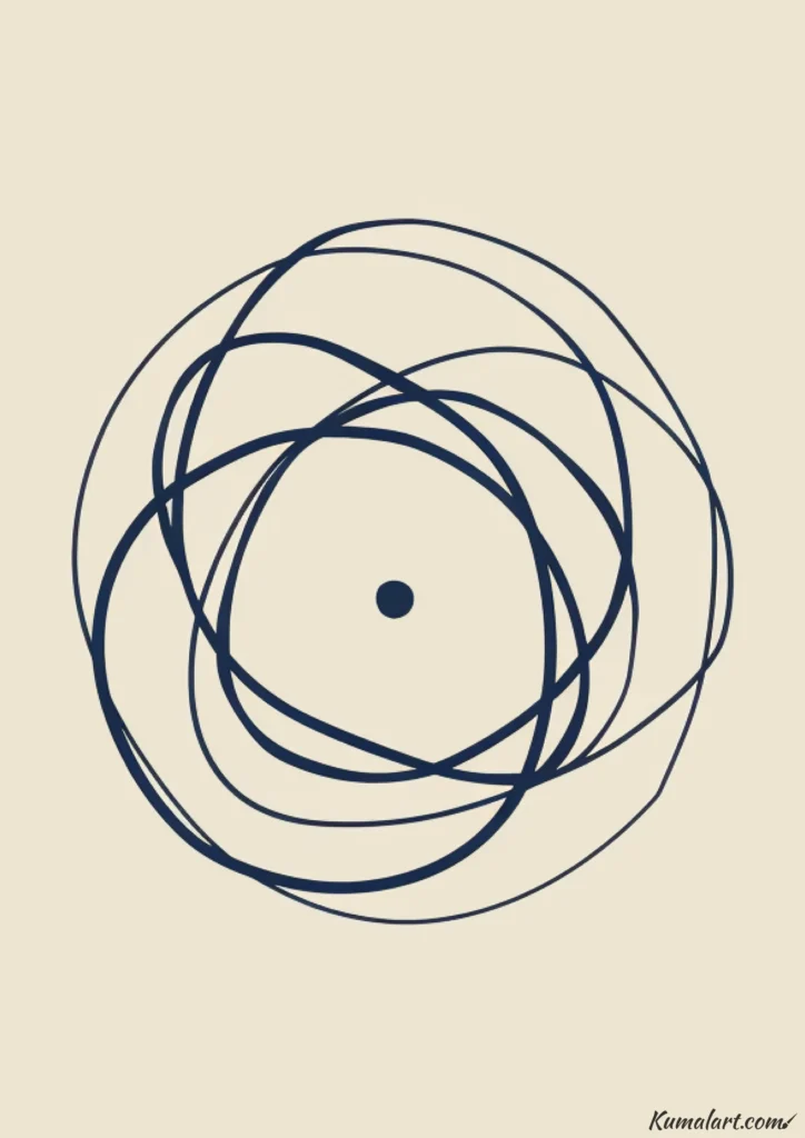 easy cute loopy scribbles drawing ideas