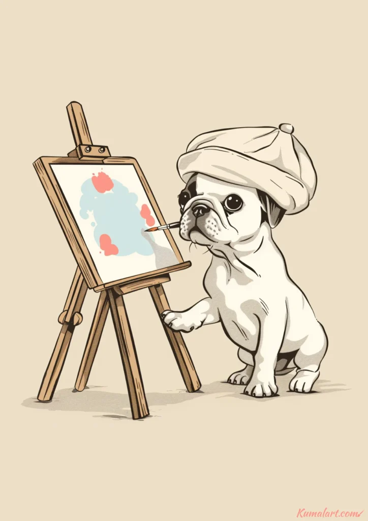 easy cute puppy painter drawing ideas